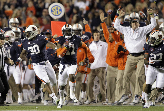 NCAA Football: Alabama at Auburn